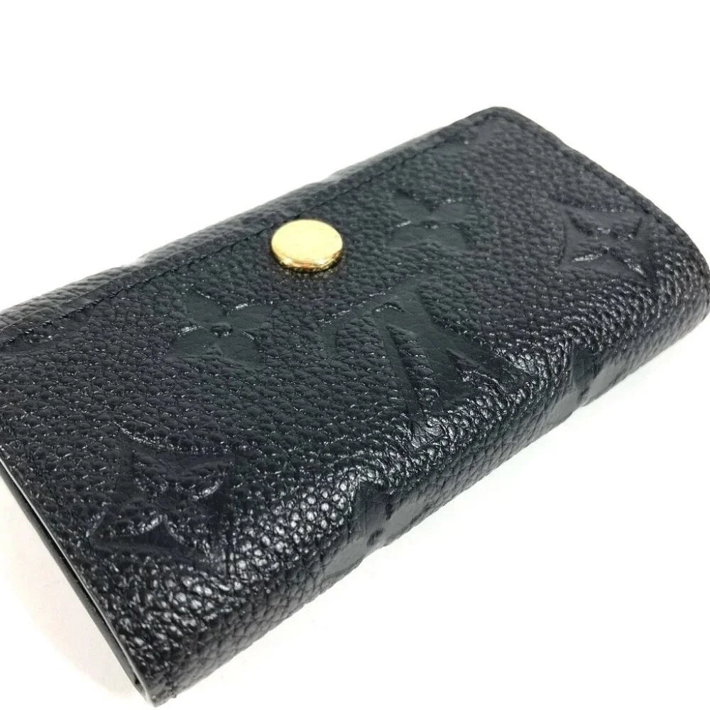 LOUIS VUITTON M64421 MonogramEmpreinte Multicles 6 6P Key Case Black
